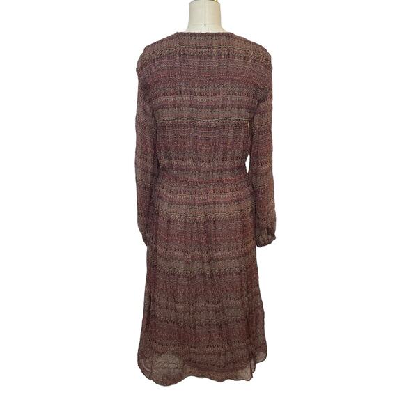 NEW Joie Alquina Dress Anise Flower Multi Colored Silk Lined Revolve Midi Small - Picture 8 of 12